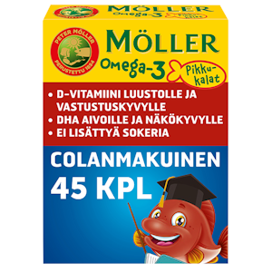 Möller Omega-3 Pikkukalat cola 45kpl 54g