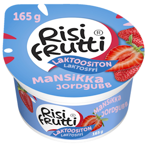 Risifrutti laktoositon mansikka riisivälipala 165g