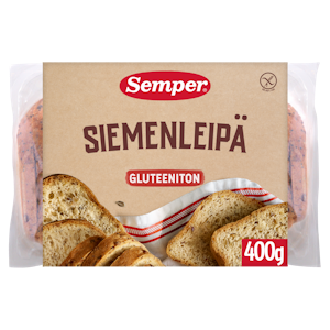 Semper 400g gluteeniton siemenleipä