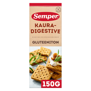 Semper Kaura Digestive -keksit 150g gluteeniton