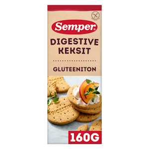 Semper Digestive keksi 160g gluteeniton