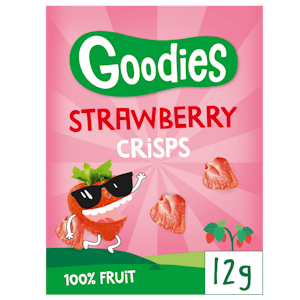 Goodies Strawberry crisps pakastekuivatut mansikkapalat 12g