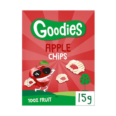 Goodies Apple chips kuivatut omenapalat 15g