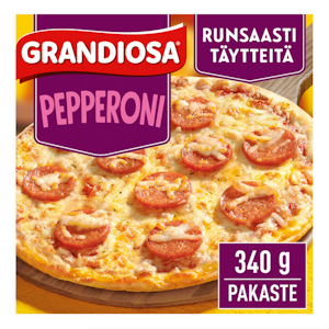 Grandiosa pizza Pepperoni 340g kiviuunipizza pakaste