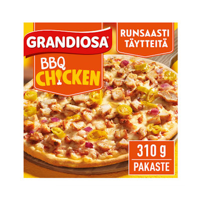 Grandiosa pizza BBQ Chicken 310g kiviuunipizza pakaste