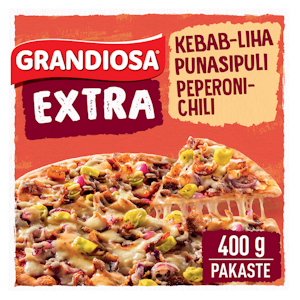 Grandiosa pizza Extra kebab 400g kiviuunipizza pakaste