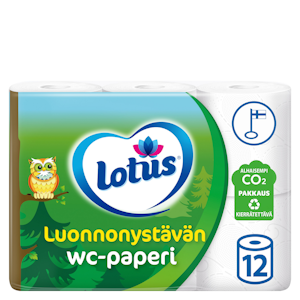 Lotus Luonnonystävän wc-pap 12rl 60kpl mlava