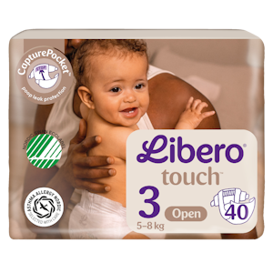 LIBERO Touch teippivaippa koko 3, 40kpl, 5-8 kg