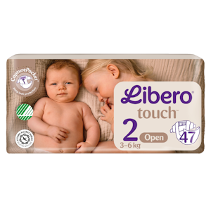 LIBERO Touch teippivaippa koko 2, 47kpl, 3-6 kg