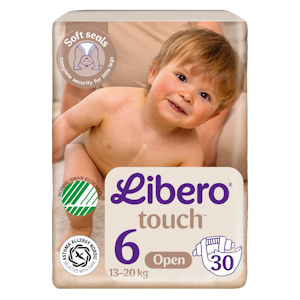 LIBERO Touch teippivaippa koko 6, 30kpl, 13-20 kg