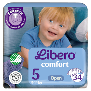 Libero Comfort teippivaippa 34kpl S5 10-14kg