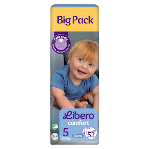 Libero Comfort teippivaippa 52kpl S5 9-14kg Big pack