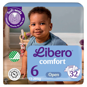 LIBERO Comfort teippivaippa koko 6, 32kpl, 13-20kg