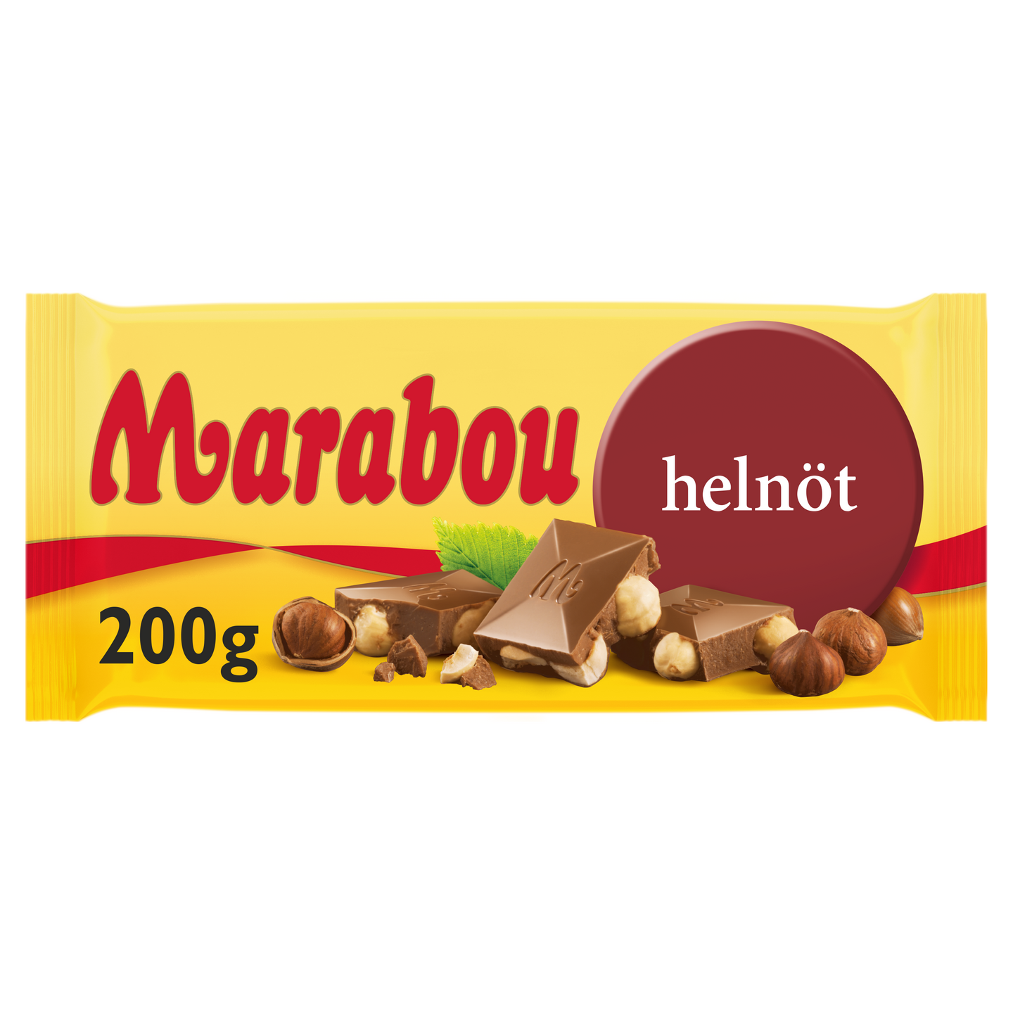 Marabou Helnöt Suklaalevy  200g hasselpähkinä