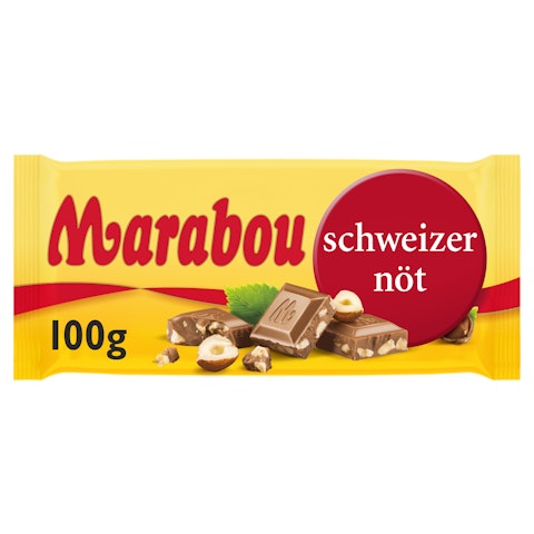 Marabou 100g Sveitsinpähkinä