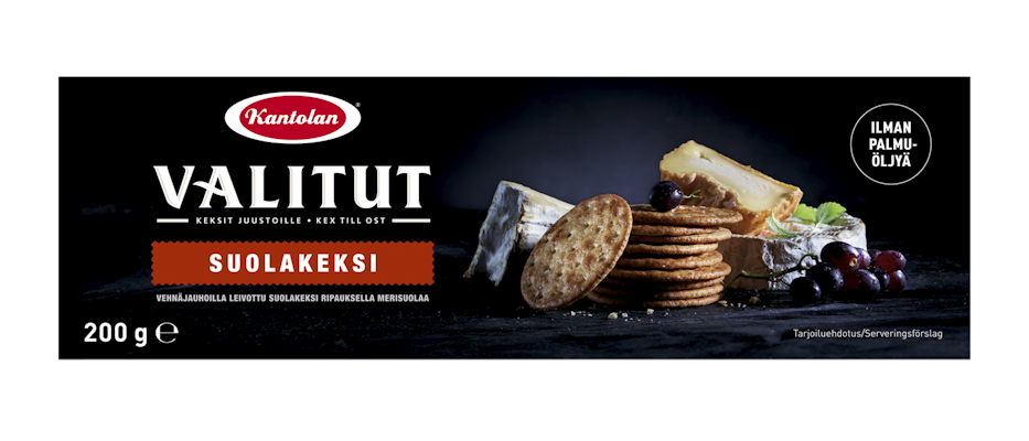 Kantolan Valitut 200g Suolakeksi