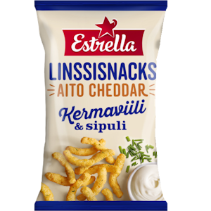 Estrella Linssisnacks 125g Kermaviili ja sipuli