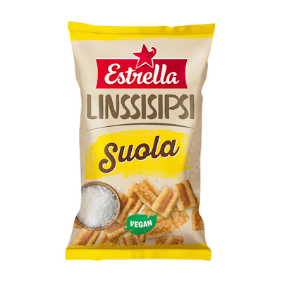 Estrella Linssisipsi 110g suola