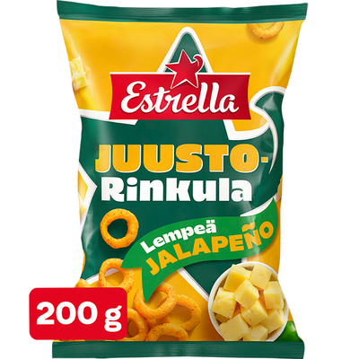 Estrella Juusto Rinkula Lempeä Jalapeno 200g