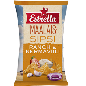 Estrella Maalaissipsi 180g Ranch