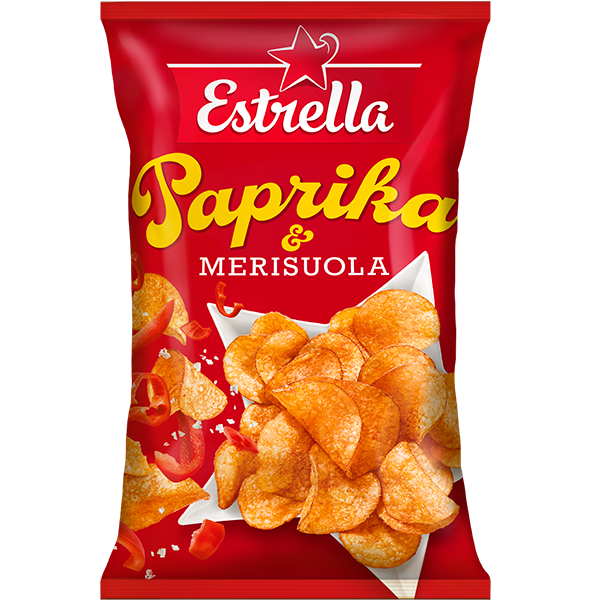 Estrella sipsi 275g paprika-merisuola