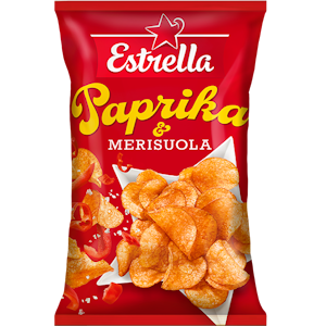 Estrella sipsi 275g paprika-merisuola