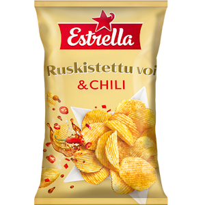 Estrella sipsi 275g ruskistettu voi-chili