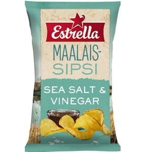 Estrella Maalaissipsi 180g merisuola-etikka