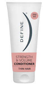 Define Strength & Volume conditioner tuuheuttava ja vahvistava hoitoaine hennoille hiuksille 200ml