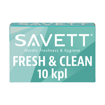 Savett Fresh & Clean kosteuspyyhe 10kpl