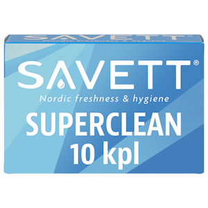 Savett Superclean kosteuspyyhe 10kpl