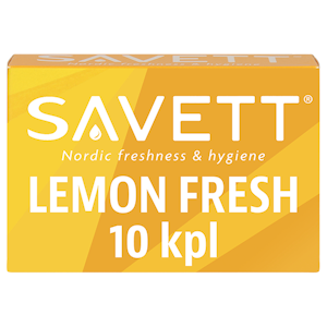 Savett Lemon Fresh kosteuspyyhe 10kpl