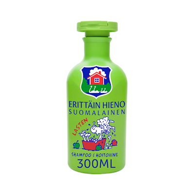 Erittäin Hieno Suomalainen Lasten shampoo & hoitoaine 300ml
