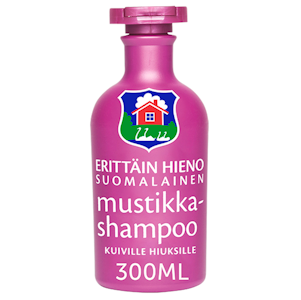 Erittäin Hieno Suomalainen mustikkashampoo 300ml