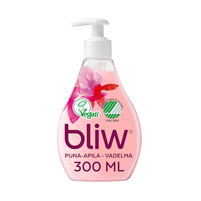 Bliw nestesaippua 300ml Vadelmapumppupullo