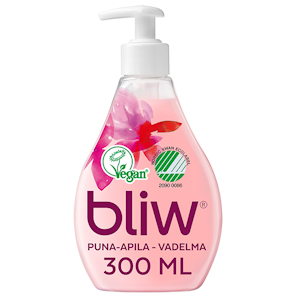 Bliw nestesaippua 300ml Vadelmapumppupullo