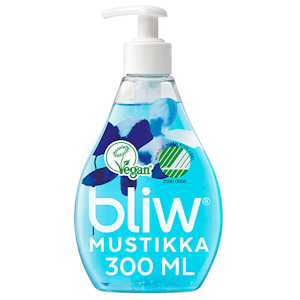 Bliw nestesaippua 300ml Mustikka pumppupullo