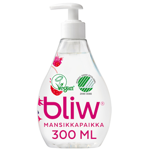 Bliw nestesaippua 300ml Mansikkapaikka pumppupullo