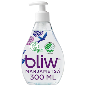 Bliw nestesaippua 300ml Marjametsä pumppupullo