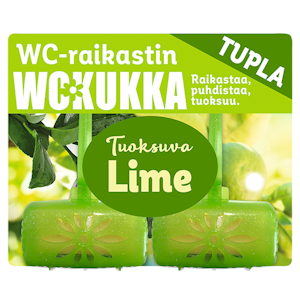 WC-Kukka wc-raikastin 2x50g lime tuplapakkaus