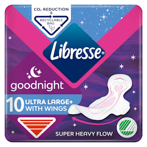 Libresse yöside Ultra Goodnight Wing 10 kpl