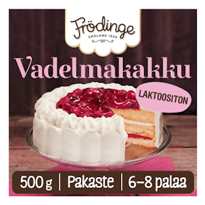 Frödinge vadelmakakku 500g lakton