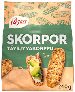 Pågen Skorpor Täysjyväkorppu 240g