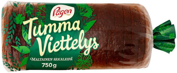 Pågen Tumma viettelys 750g seka leipä