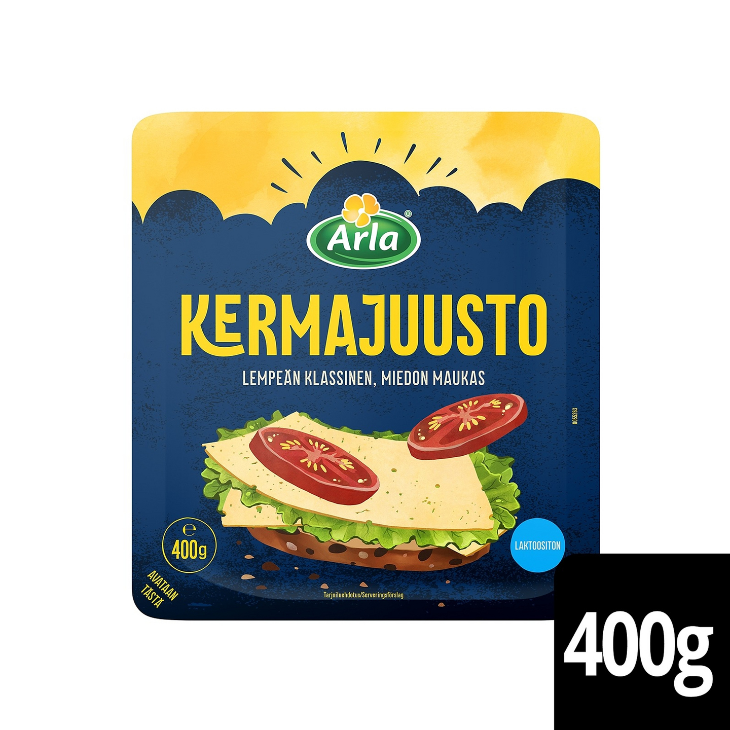 Arla Loputon kermajuusto 400g viipaleet