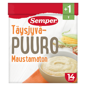 Semper täysjyväpuuro 470g 12kk maustamaton