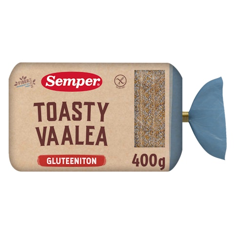 Semper Toasty Vaalea 400g gluteeniton leipä