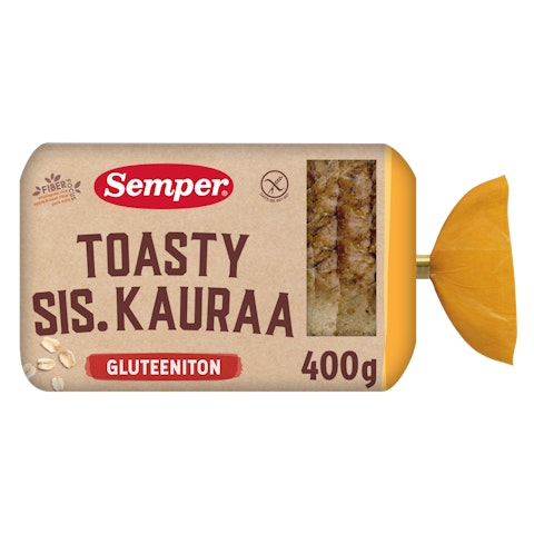 Semper Toasty Puhdas Kaura 400g gluteeniton leipä