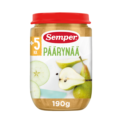 Semper Päärynää ja omenaa 190g 5-6kk