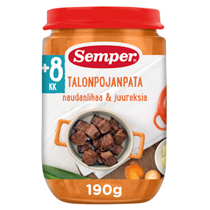 Semper Talonpojanpata naudanlihaa & juurkeksia 190g 8kk